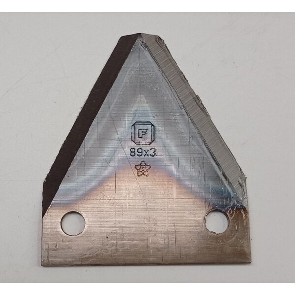 Nóż do paszowozu, prosty, gładki, 76x82x3