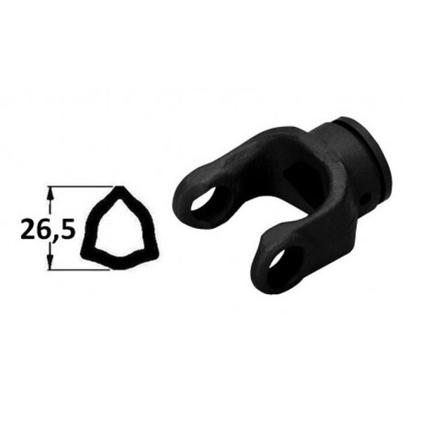 Widłak profilowy na rurę trójkątną 26,5 (00834)